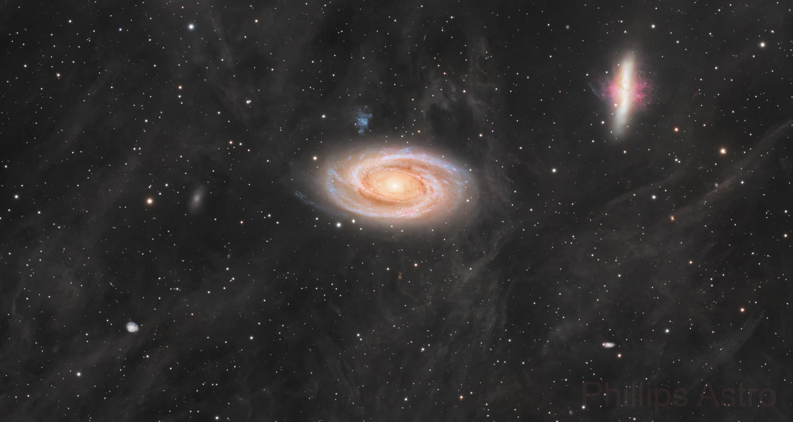 M81/M82 - Bode’s Galaxy / The Cigar Galaxy (LRGBHa)