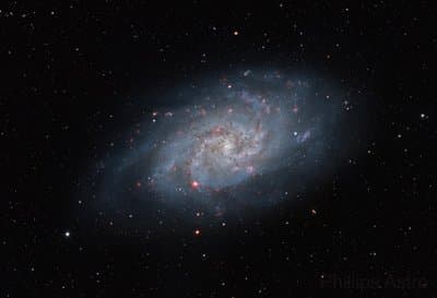 M33 - Triangulum Galaxy (LRGB + H-alpha)