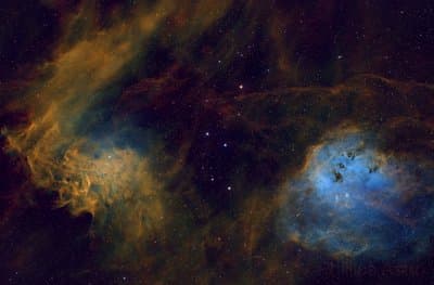 IC 410 - Tadpole Nebula (SHO)